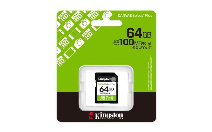 Kingston SDS3-64GB 64Gb SDXC Hafıza Kartı