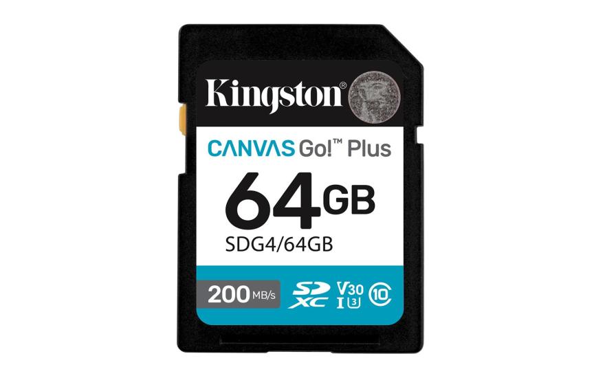 Kingston SDG4-64GB Canvas Go Plus Hafıza Kartı