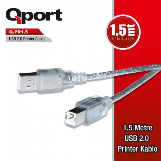 Qport Q-UZ1 USB 2.0 Usb Uzatma Kablosu 1.5MT