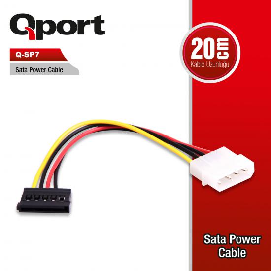QPORT Q-SP7 SATA POWER KABLO