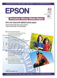 Epson A3 255Gram 20’li Premium Glossy Fotoğraf Kağıdı S041315