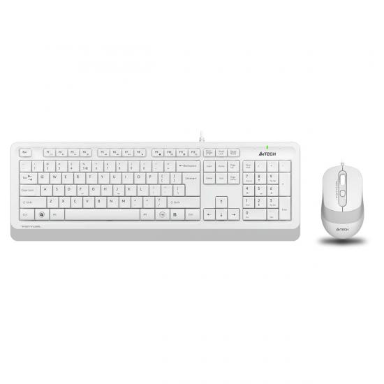 A4 Tech F1010 Kablolu Usb Q Klavye+Mouse Set