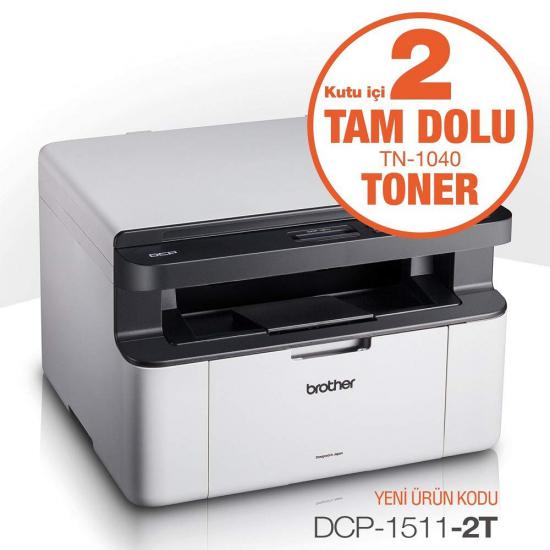 Brother DCP-1511-2T Lazer yazıcı tarayıcı fotokopi