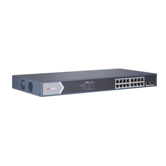 Hikvision Ds-3E0518P-E/M 16 Port Poe Switch
