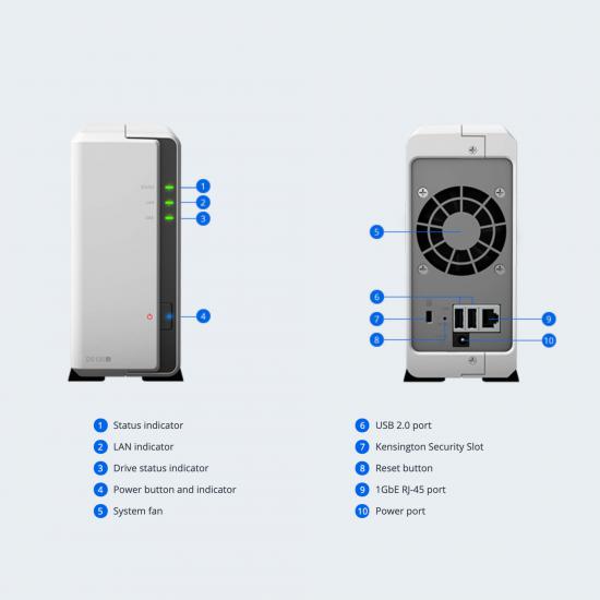 Synology DS120J nas depolama üni̇tesi̇