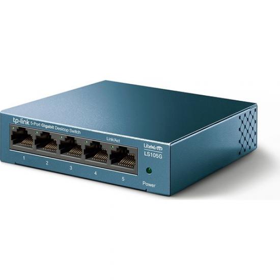 Tp-link LS105G 5 Port Yönetilemez Switch Metal