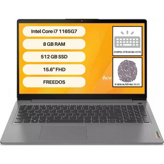 Lenovo 15ITL6 Ideapad 3 82H802F7TX Intel Core I7 1165G7 8gb 512GB SSD Freedos 15.6’’ Fhd Notebook
