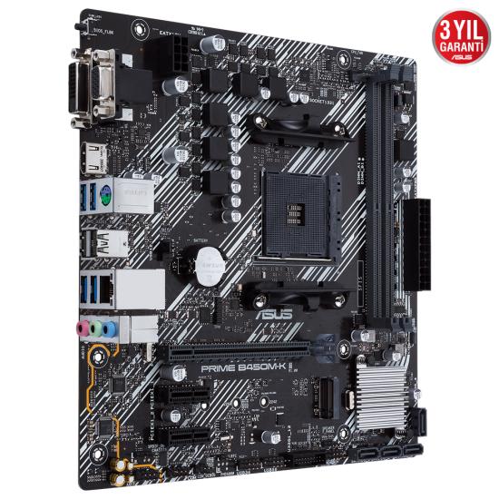 Asus Prime B450M-K II B450 2xDdr4 Am4 Anakart