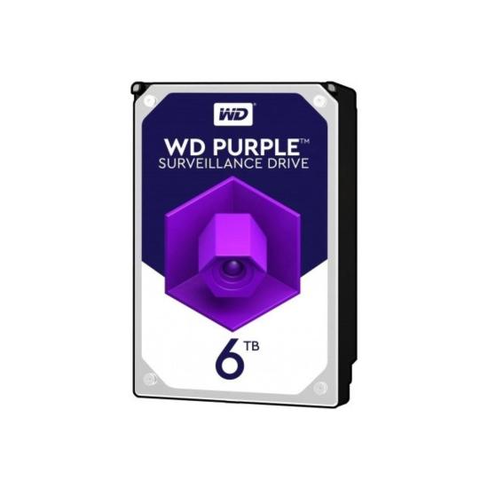 WD Purple 6 TB 64Mb Sata3 WD62PURZ 7/24 HDD