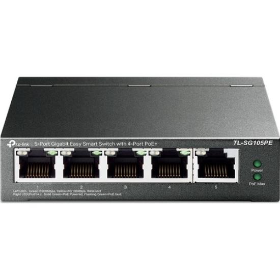 Tp-link TL-SG105PE 5 Port Poe+ Desktop Switch