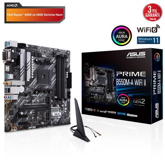 Asus Prime B550M-A Am4 Anakart