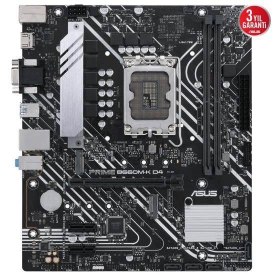 Asus Prime B660M-K D4 1700p Anakart