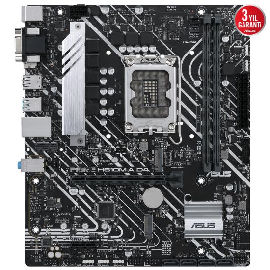 Asus Prime H610M-A 1700p Anakart