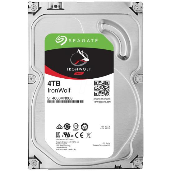 Seagate Ironwolf 4Tb 5400Rpm ST4000VN006 Nas Hdd