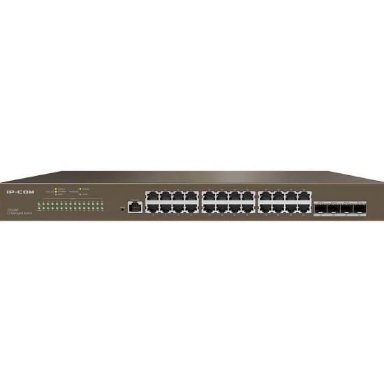 IP-COM IP-G5328F 24 Port Yöneti̇lebi̇li̇r Switch