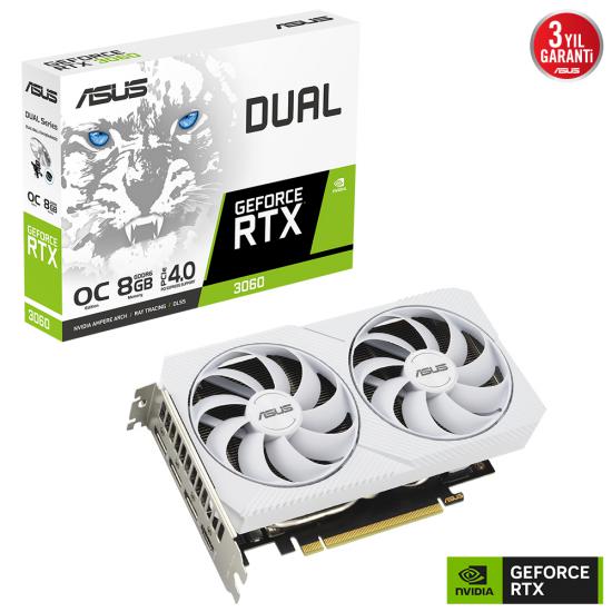 Asus dual-RTX3060-O8G-white 8gb 128Bit