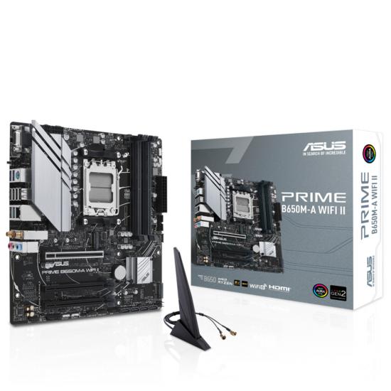 https://www.nedratek.com/Asus Prime B650m-a Wifi Ii Amd B650 Am5 Ddr5 6400 Dp Hdmi Vga 2x M2 Usb3.2 Ax Wifi-bt Aura Rgb 2.5Gbit Lan Matx Asus 5x Protection Iii Bios Flashback