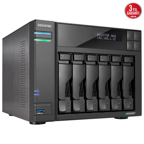 Asustor AS6706T 8GB 6 BAY Depolama Üni̇tesi̇