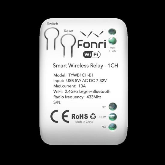 Fonri WF3-TM4-0201-02 wifi akıllı röle tek kanal