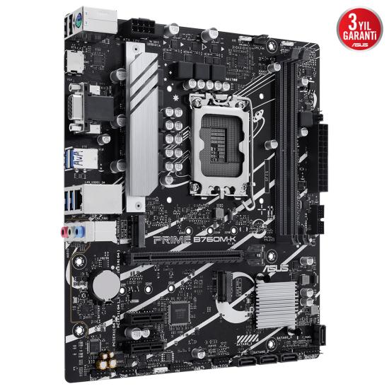 Asus Prime B760M-K 2xDdr5 Vga Hdmi 1700P Anakart