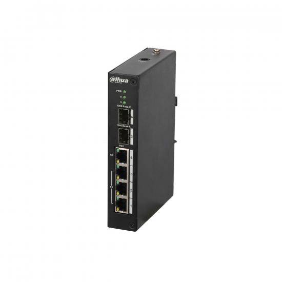 Dahua PFS3206-4P-96 4 Port 96w yönetilemez switch