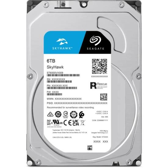 Seagate Skyhawk 6 Tb ST6000VX009 7/24 Hdd
