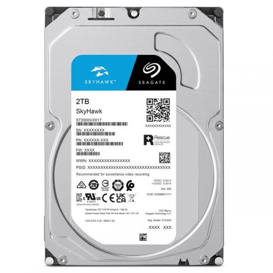 SEAGATE SKYHAWK 2TB 5900RPM 256MB ST2000VX017