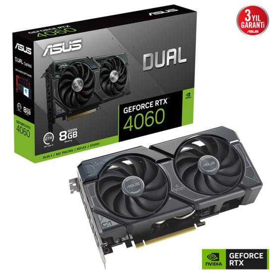 Asus dual-RTX4060-8G 8gb 128Bit 3xdp/1xhdmi