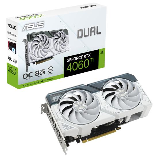 Asus DUAL-RTX4060TI-O8G-White RTX4060TI 8gb