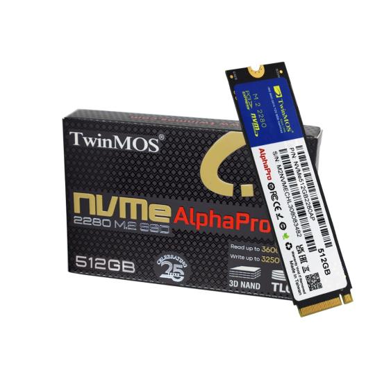 Twinmos NVMe512GB2280AP 512gb nvme ssd 3D-nand