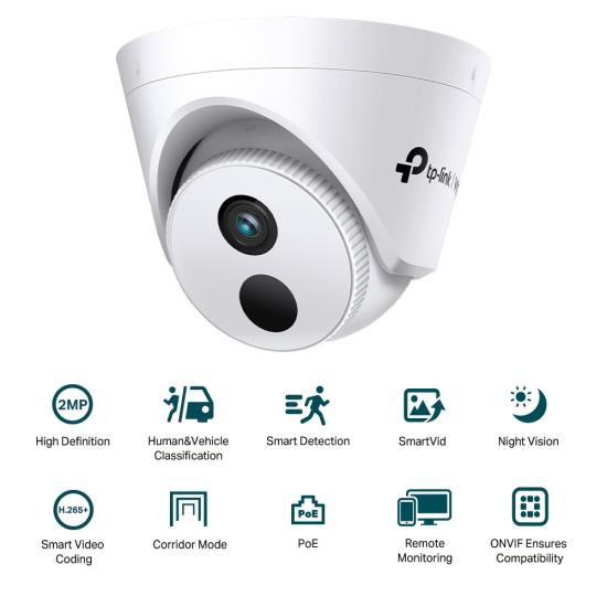 Tp-link vigi C420I(2.8mm) 2mp IR Dome ıp kamera