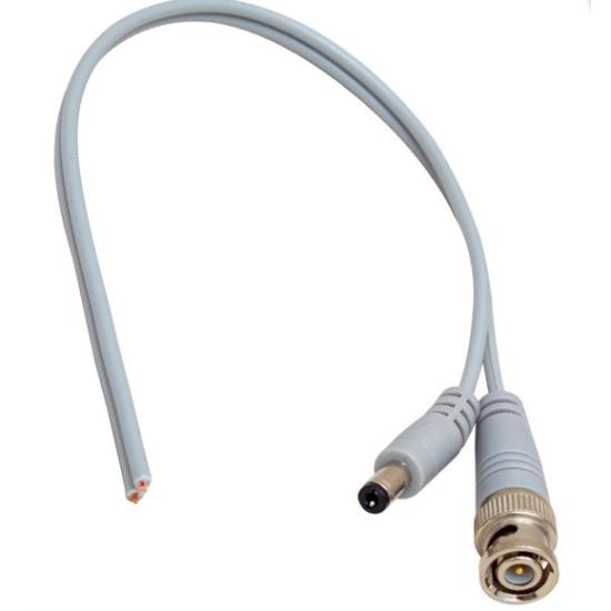OEM BNC+POWER JACK 30CM KABLO