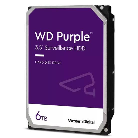 Wd Purple 6 Tb 256Mb Sata3 WD64PURZ 7/24 Hdd