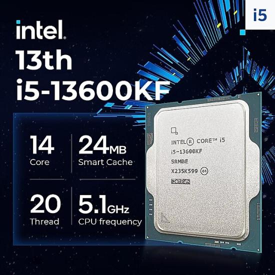 Intel Raptor Lake I5-13600KF 24Mb 1700p İşlemci