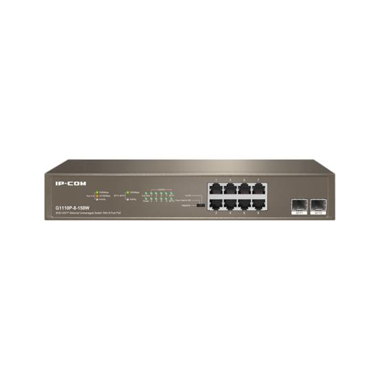 Ip-com IP-G1110P-8-150W 8 Port Yönetilemez Switch
