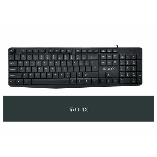 Iromx K15 TR Kablolu Standart Siyah Q Klavye