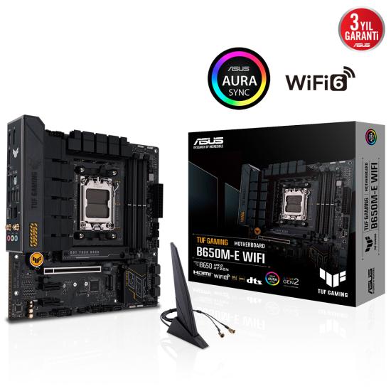 Asus Tuf Gaming B650M-E Wifi 4xDdr5 AM5 Anakart