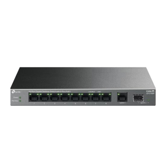 Tp-link LS1210GP 10 Port Poe+ Yönetilemez Switch