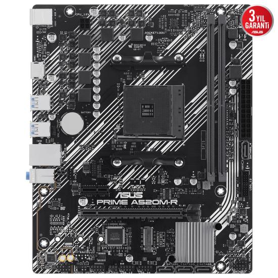 Asus Prime A520M-R 2xDDR4 Hdmı 1xM2 Am4 Anakart