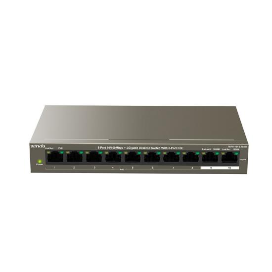 Tenda TEF1110P-8-102W 8 Port Poe Desktop Switch
