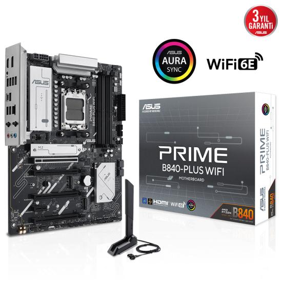 Asus Prime B840-PLUS Wifi 4xDdr5 Am5 Anakart