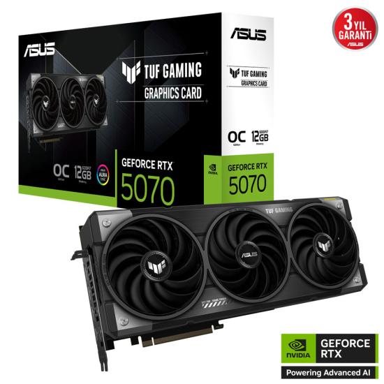 Asus TUF-RTX5070-O12G-GAMING RTX5070 Ekran Kartı