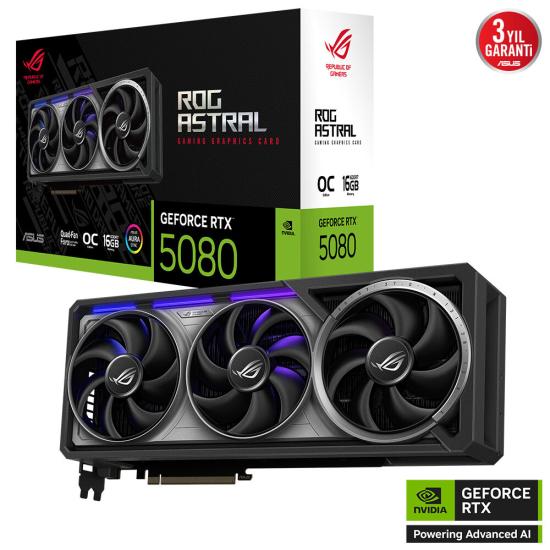Asus ROG-ASTRAL-RTX5080-O16G-GAMİNG Ekran Kartı