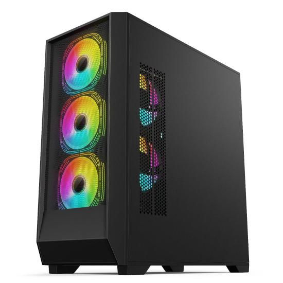 Iromx BTX-75G3 750w 4x12cm ARGB Fan ATX Siyah Kasa