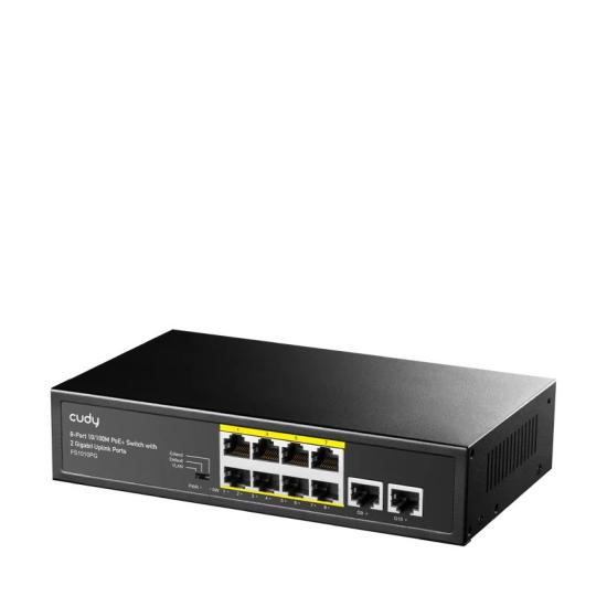 Cudy FS1010PG 8 Port PoE+ Yönetilemez Switch