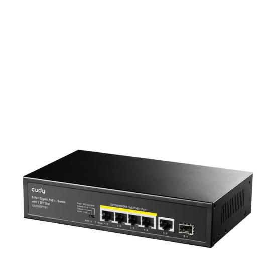 Cudy GS1005PTS1 4 Port PoE+ Yönetilemez Switch