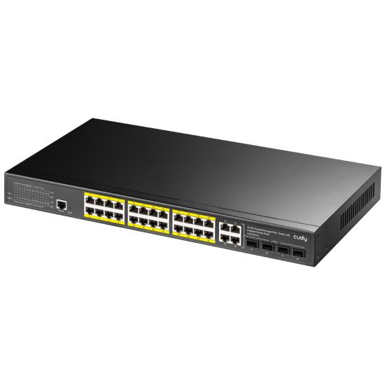Cudy GS2028PS4-400W 24 Port PoE+ Rack Mount Switch