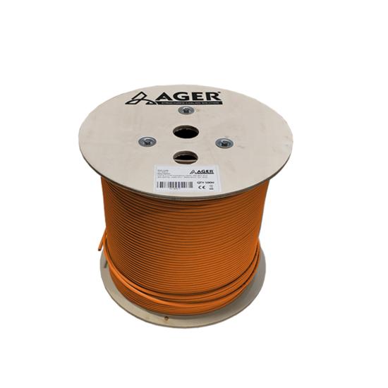 Ager AC-600-5-OR 500mt U/UTP Cat6 Turuncu 23Awg
