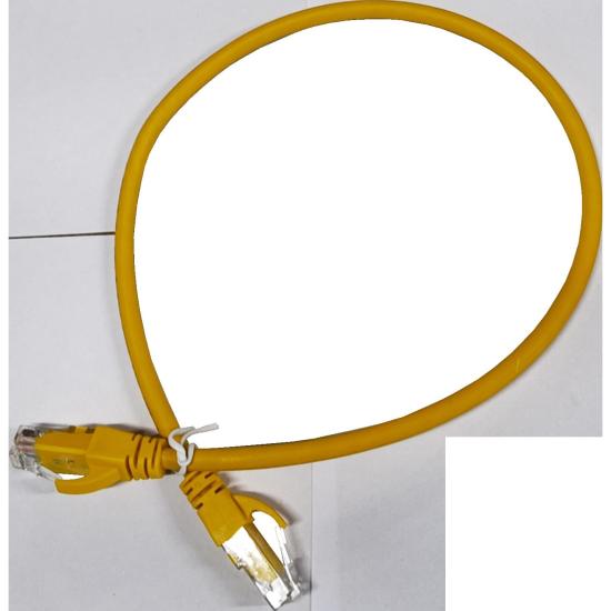 Ager AC-602-0025/Y 25cm UTP Cat6 Patch Kablo Sarı