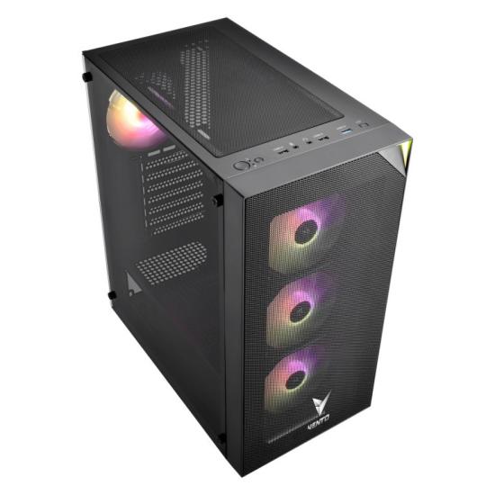 Vento VG3400S Psu Yok ATX Meshed Siyah Gaming Kasa